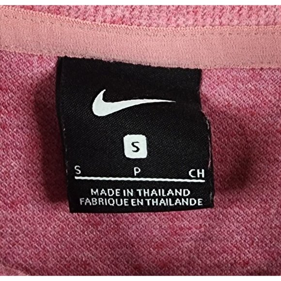 Nike Sweatshirt Womens Small Pink 1/4 Zip Therma Fit Athletic Casual Pullover - Picture 3 of 10